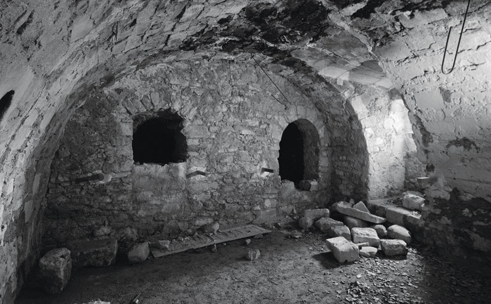 The community oven before revitalization
